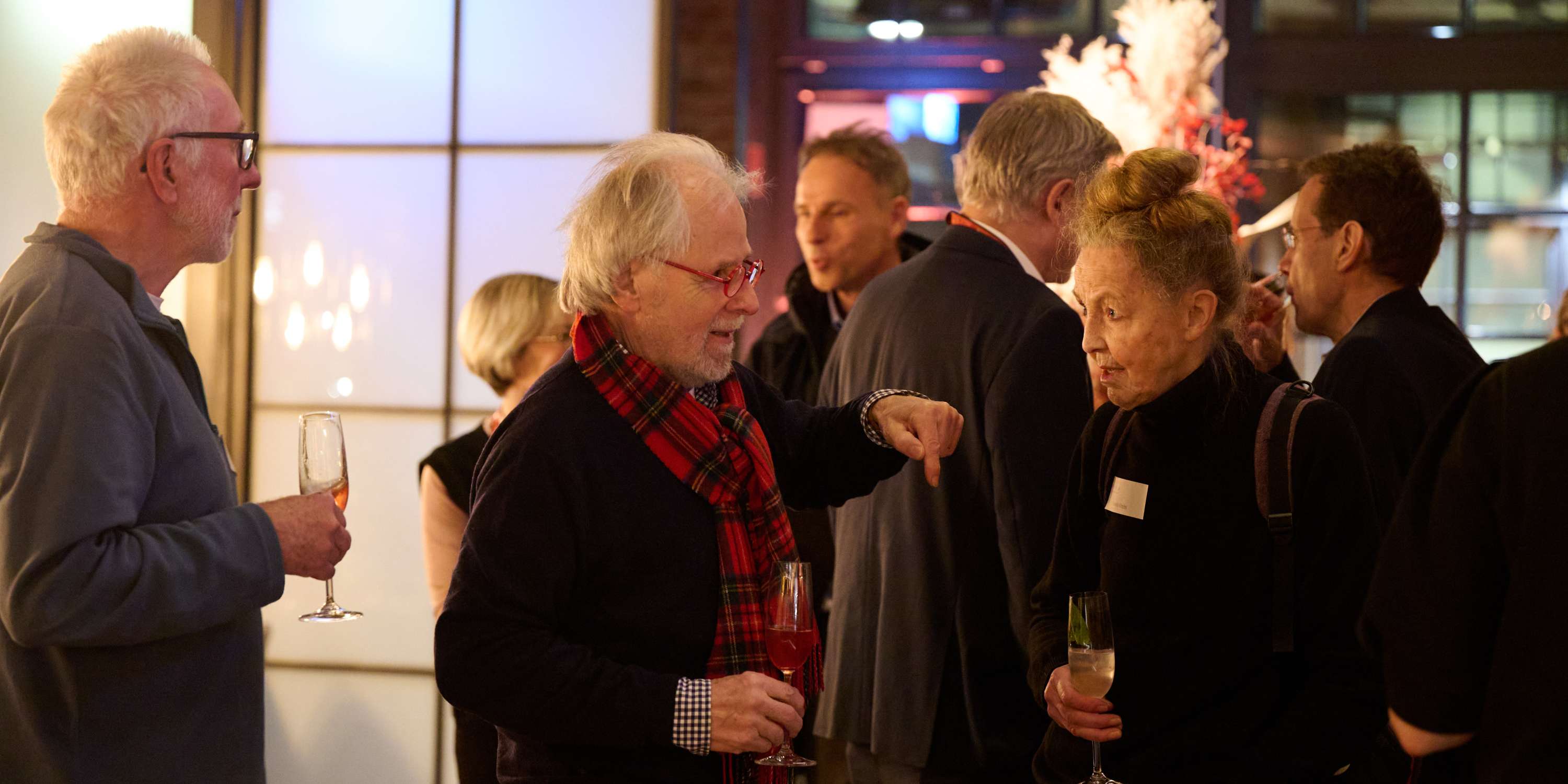 Mitgliedervertreterinnen und Mitgliedervertreter im Gespräch