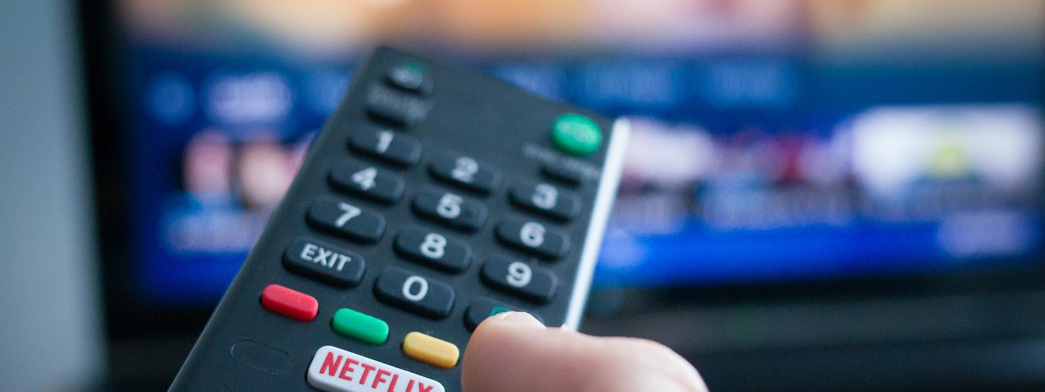 Das Bild zeigt eine Fernbedienung