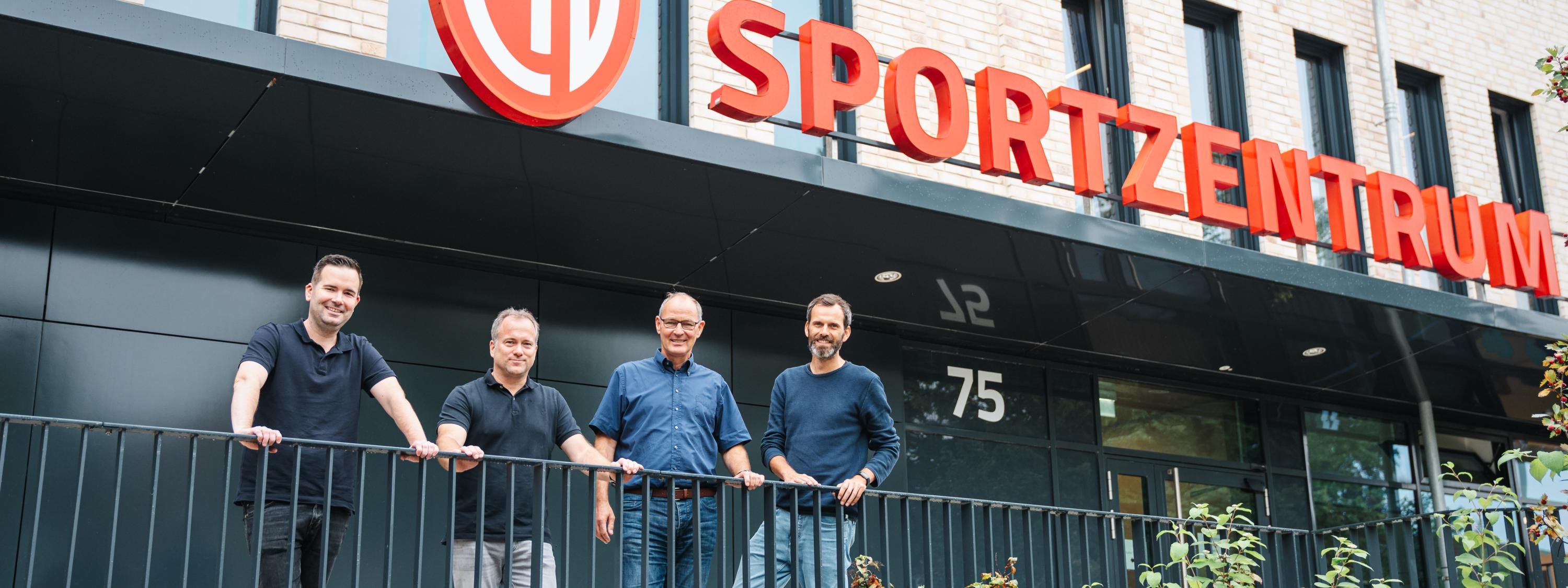 Freuen sich über die Kooperation: ETV-Finanzvorstand Florian Schorpp, ETV-Vorsitzender Frank Fechner, KAIFU-Vorstand Dennis Voss, KAIFU-Sprecher Mirko Woitschig (v.l.n.r)